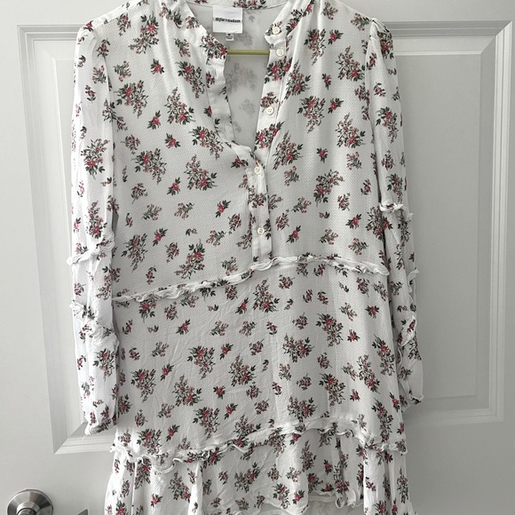 Skylar + Madison | Dresses | Skylar Madison White And Floral Long ...